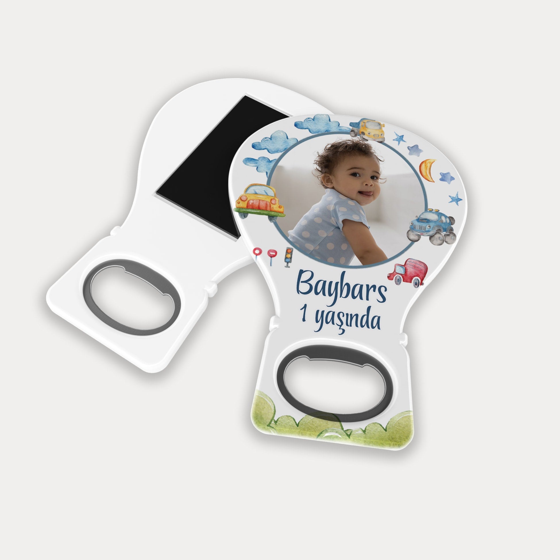 Araba Temalı Balon Açacak Magnet