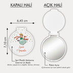 Küçük Prens Figürlü Yuvarlak Ayna