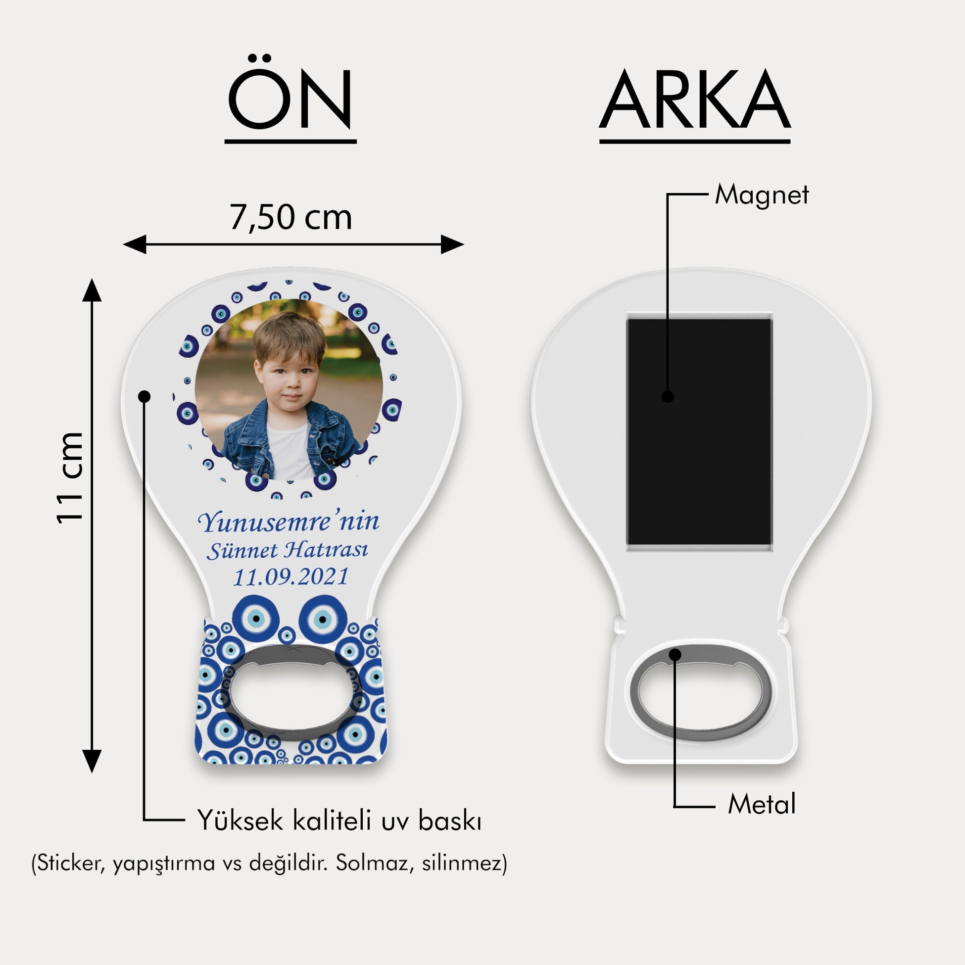 Sünnet Hatırası Temalı Balon Açacak Magnet
