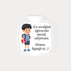 Öğrenci Temalı Kare Ayna