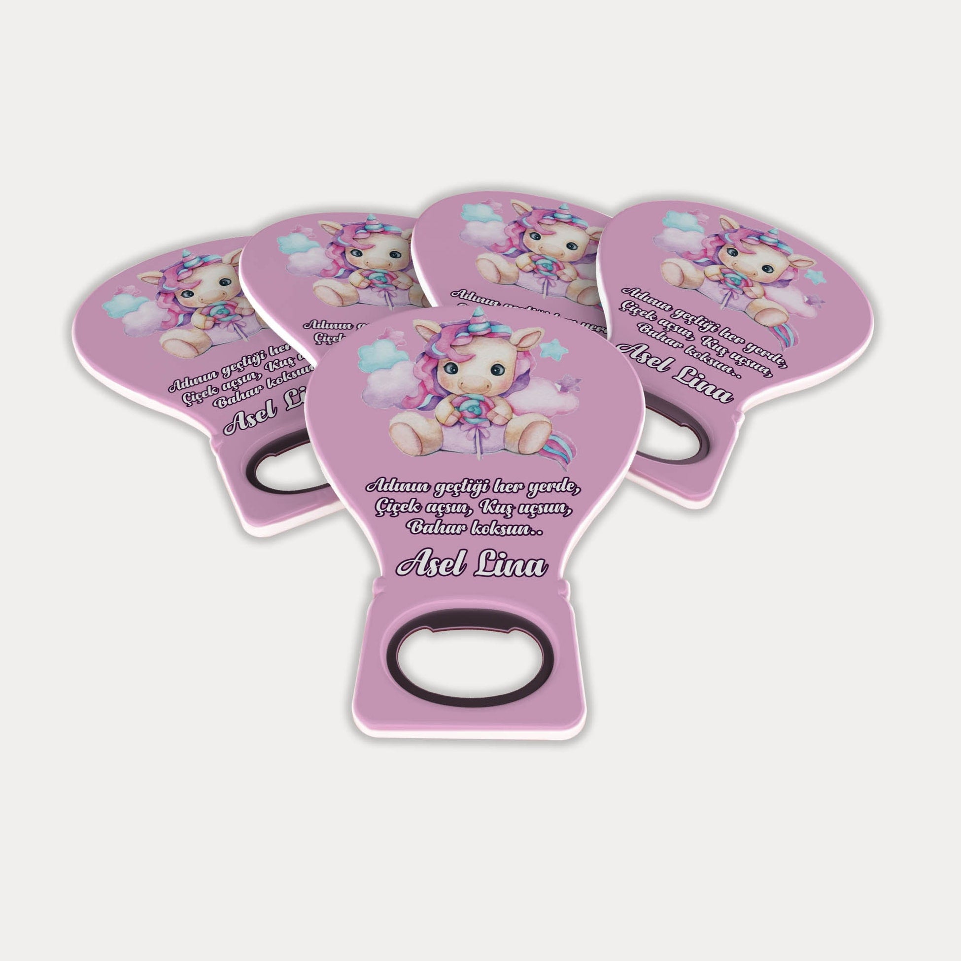 Unicorn Temalı Balon Açacak Magnet