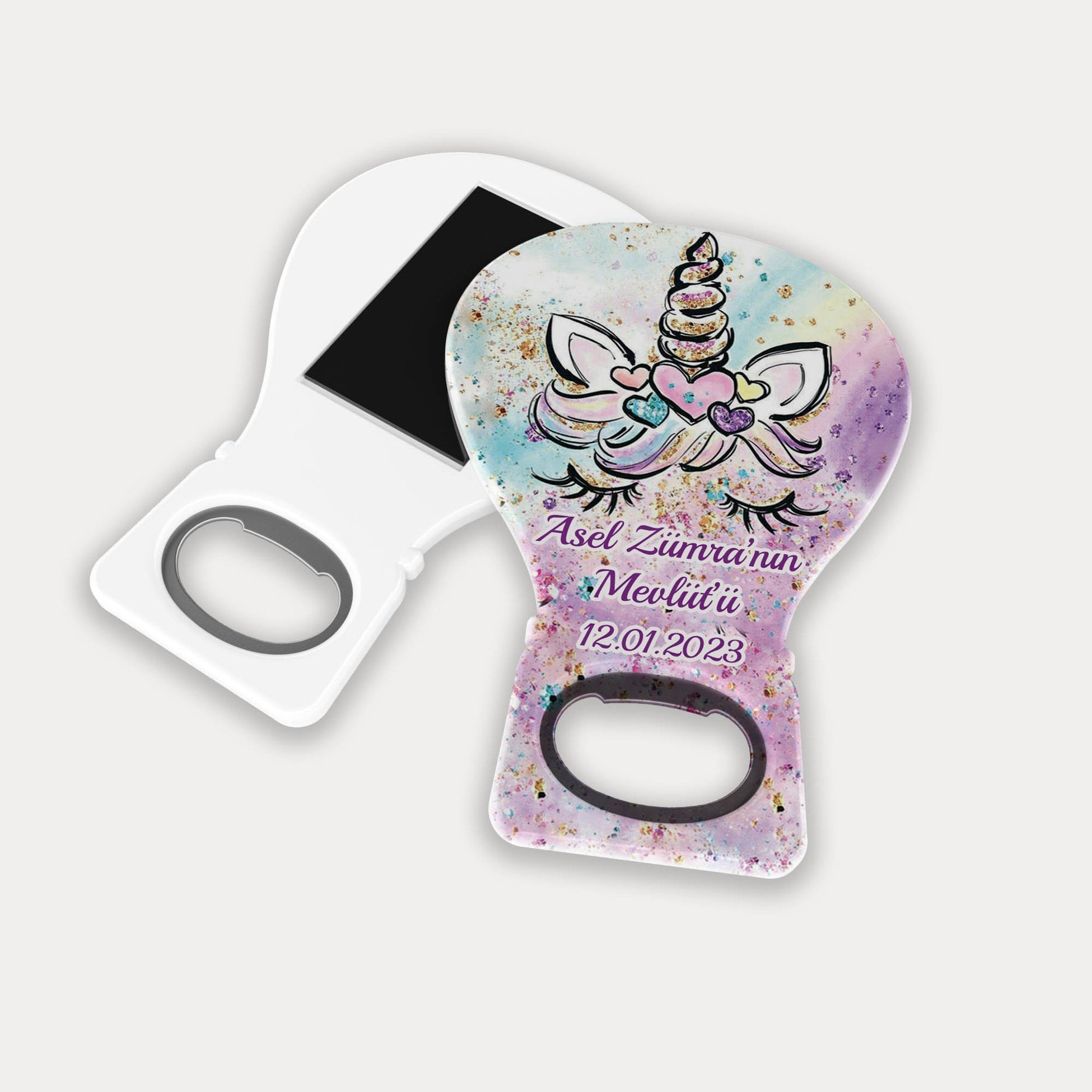 Unicorn Temalı Balon Açacak Magnet