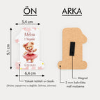 Ayıcık Temalı Ahşap Magnet