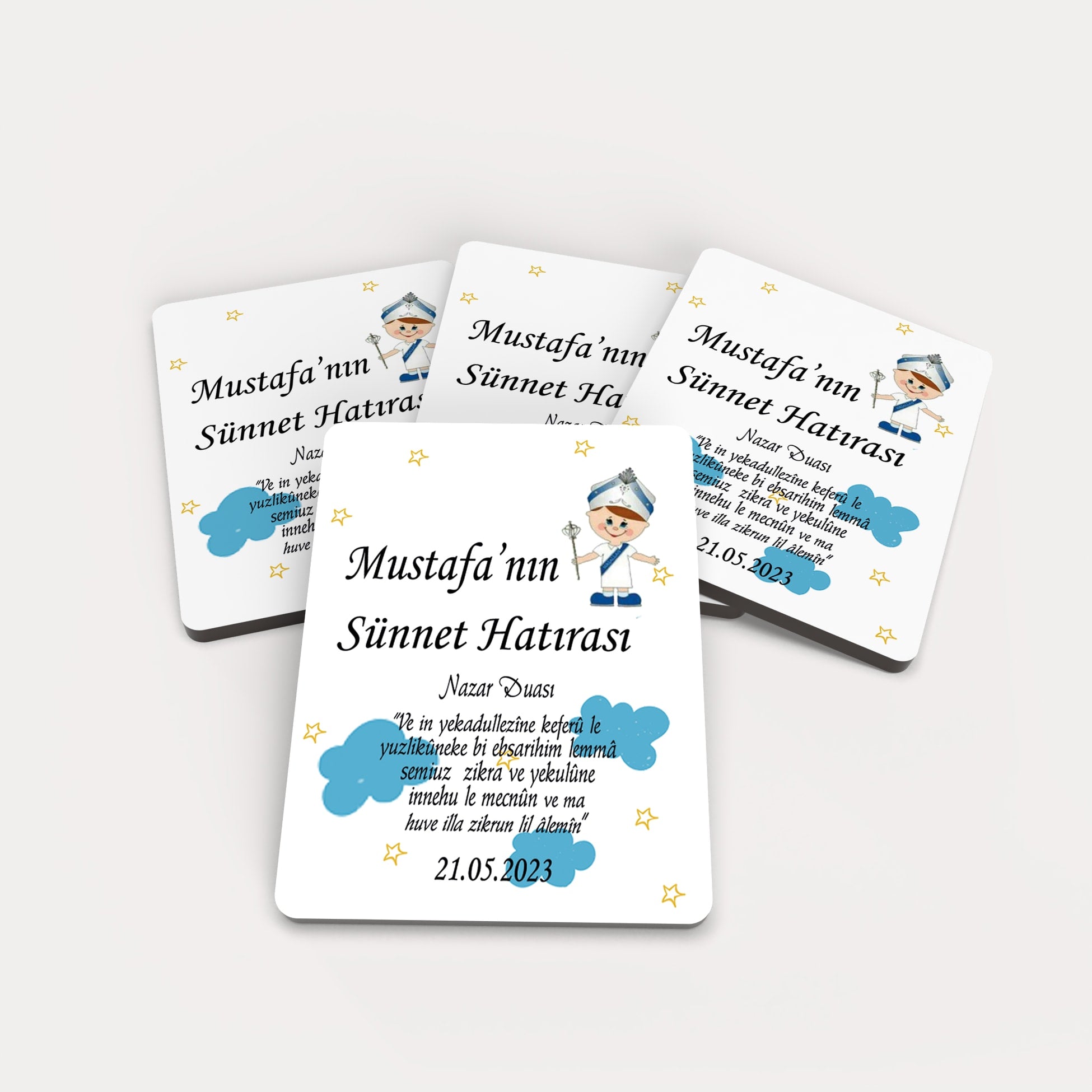 Sünnet Düğünü Temalı Ahşap Magnet