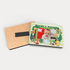 Safari Temalı Fotoğraflı Ahşap Magnet