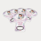 Mor Çiçek Temalı Balon Açacak Magnet