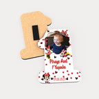 Minnie Mouse Temalı Ahşap Magnet