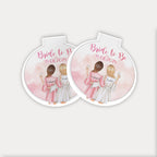 Bride Parti Temalı Yuvarlak Ayna