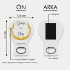 Başak Çelenk Temalı Balon Açacak Magnet