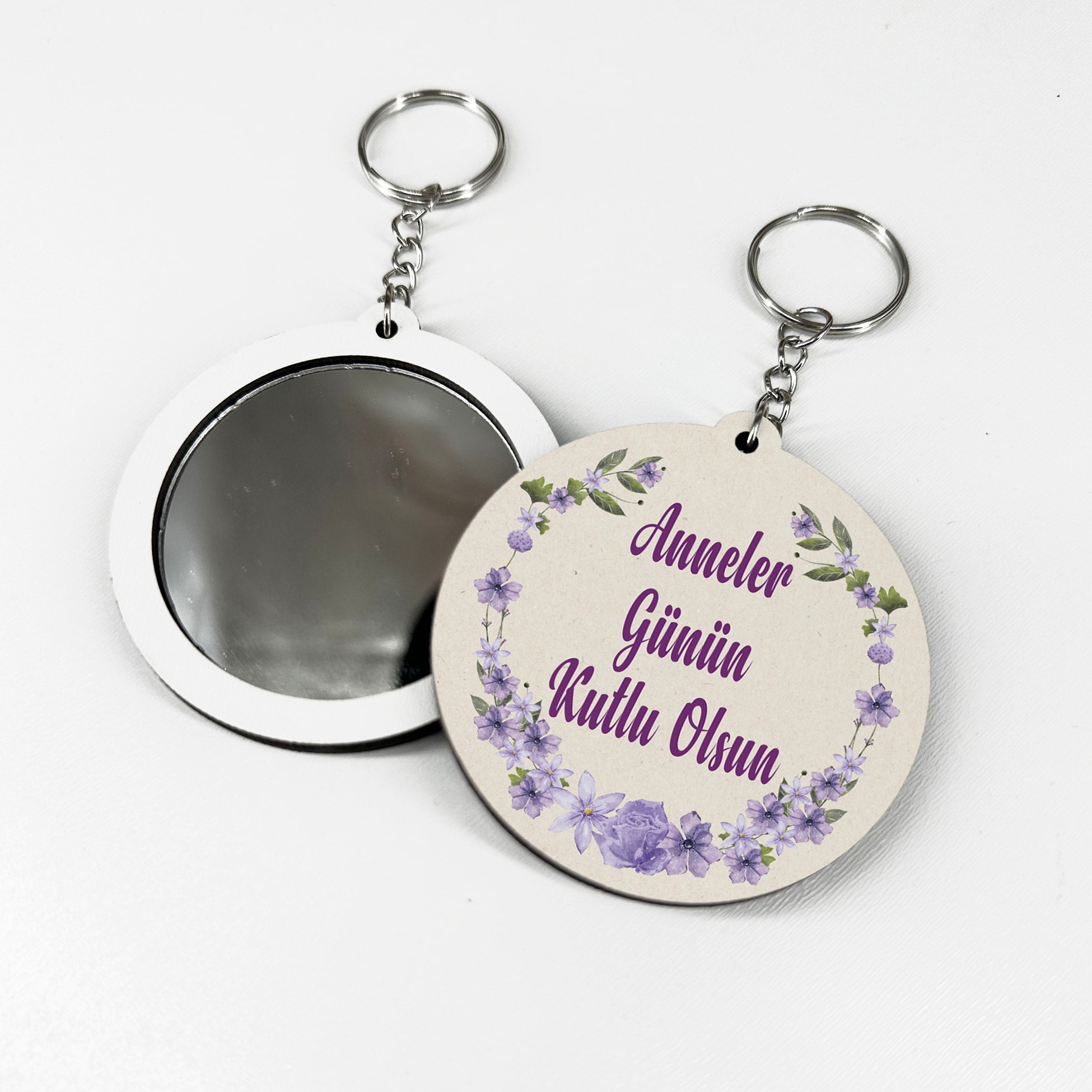Anneler Günü Temalı Anahtarlıklı Ayna