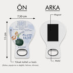 Küçük Prens Desenli Balon Açacak Magnet