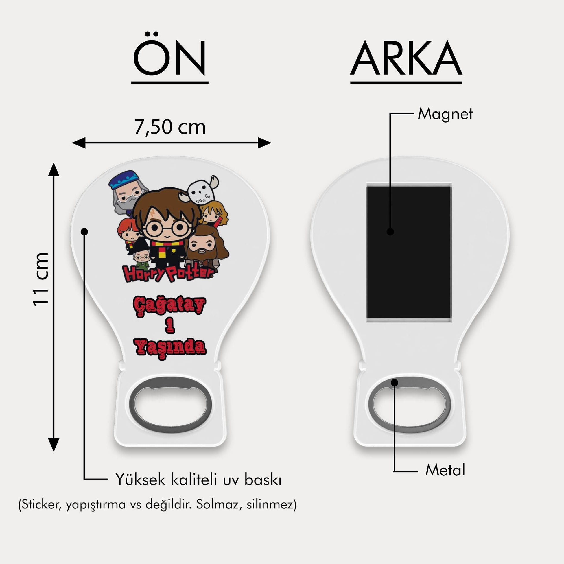 Harry Potter Temalı Balon Açacak Magnet