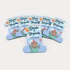 Ayıcık Desenli Ahşap Magnet