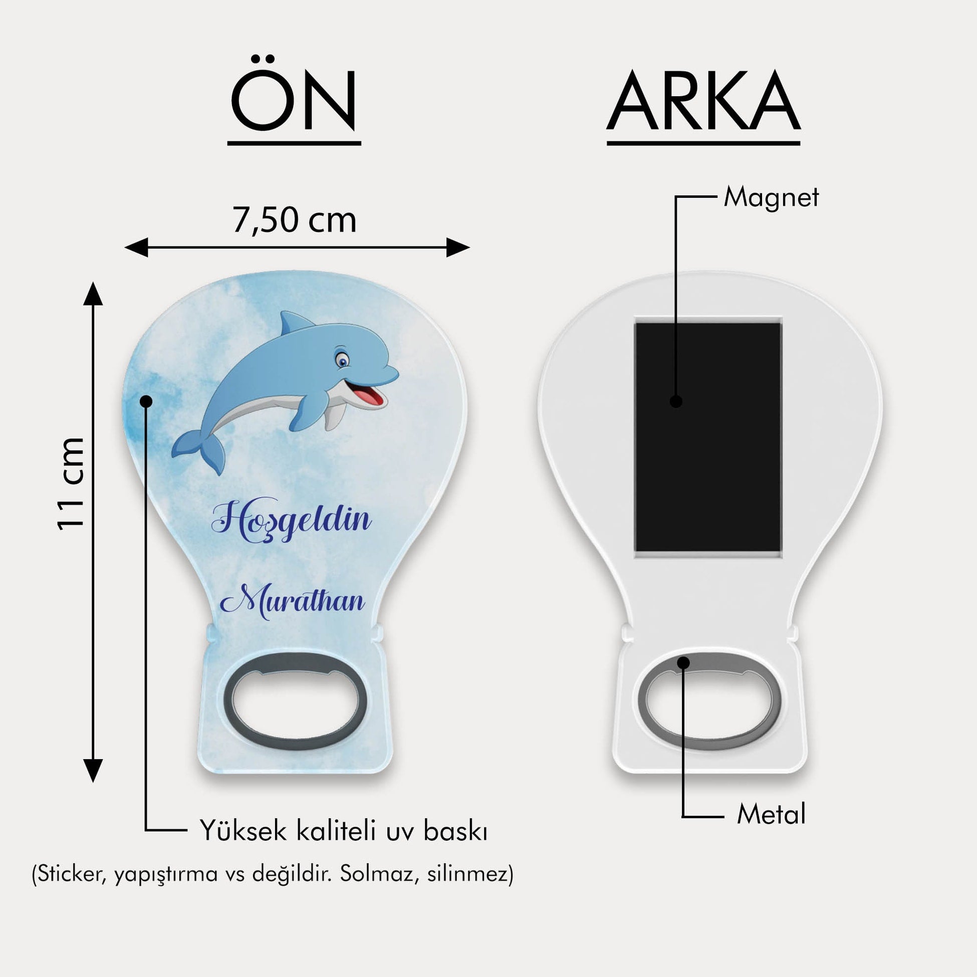 Yunus Desenli Balon Açacak Magnet