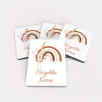 Gökkuşağı Desenli Ahşap Magnet