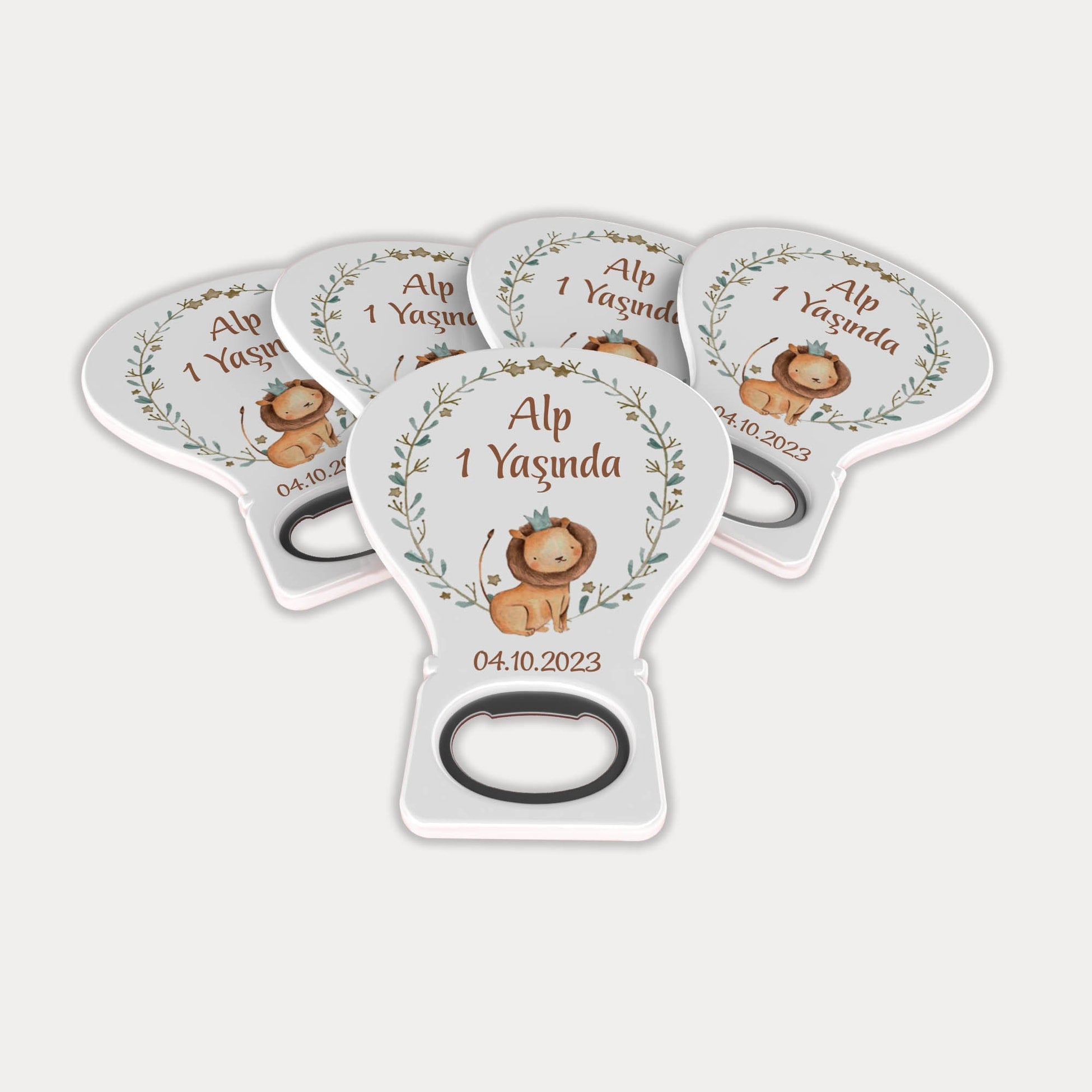 Aslan Desenli Balon Açacak Magnet