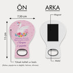 Kuğu Desenli Balon Açacak Magnet