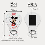 Mıckey Mouse Temalı Balon Açacak Magnet