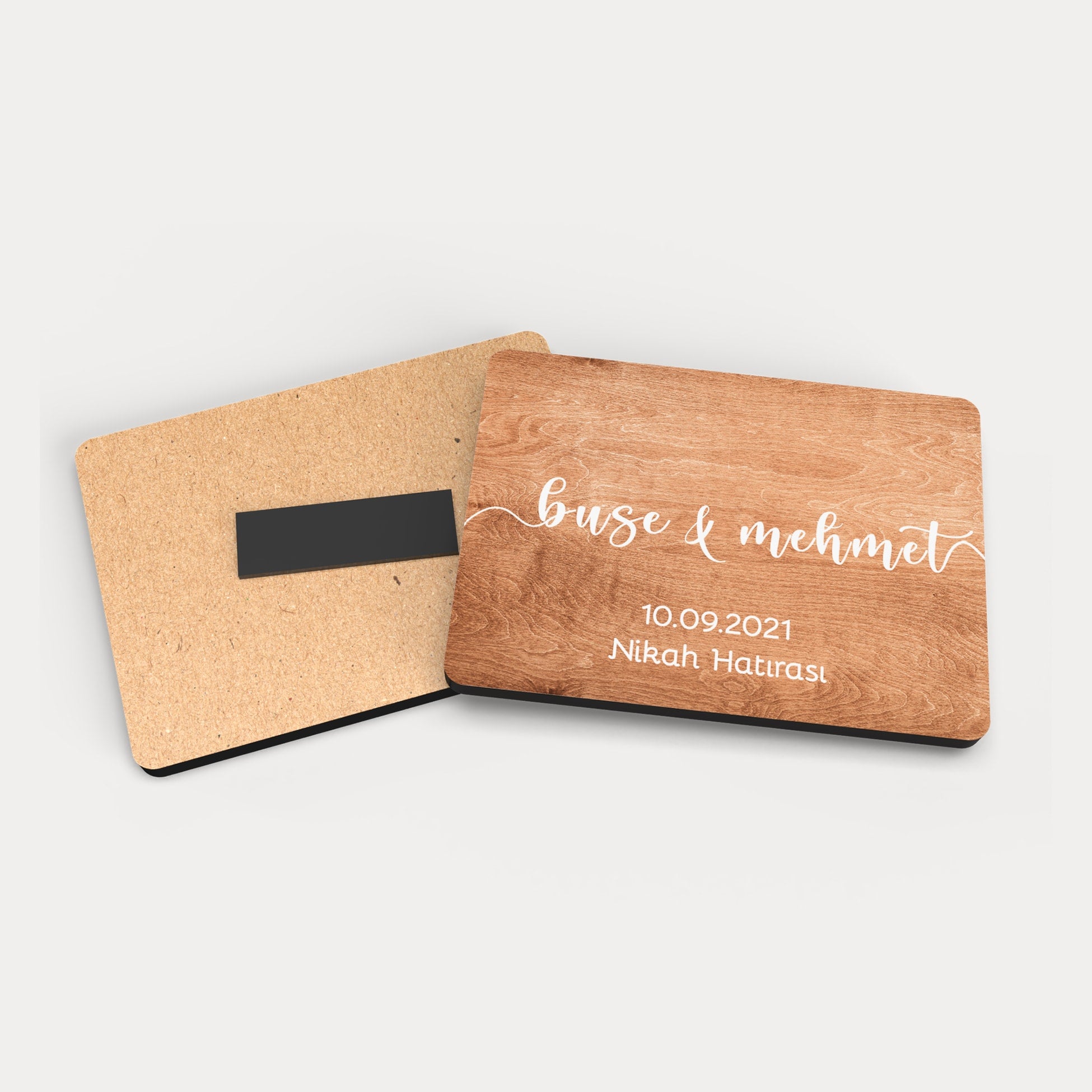 Ahşap Zeminli Ahşap Magnet