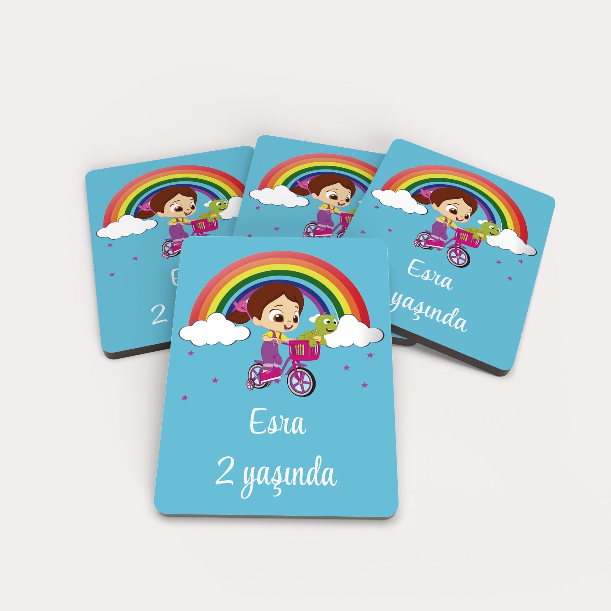 Niloya Temalı Ahşap Magnet