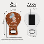 Ayıcık Desenli Balon Açacak Magnet