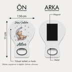 Ayıcık Desenli Balon Açacak Magnet
