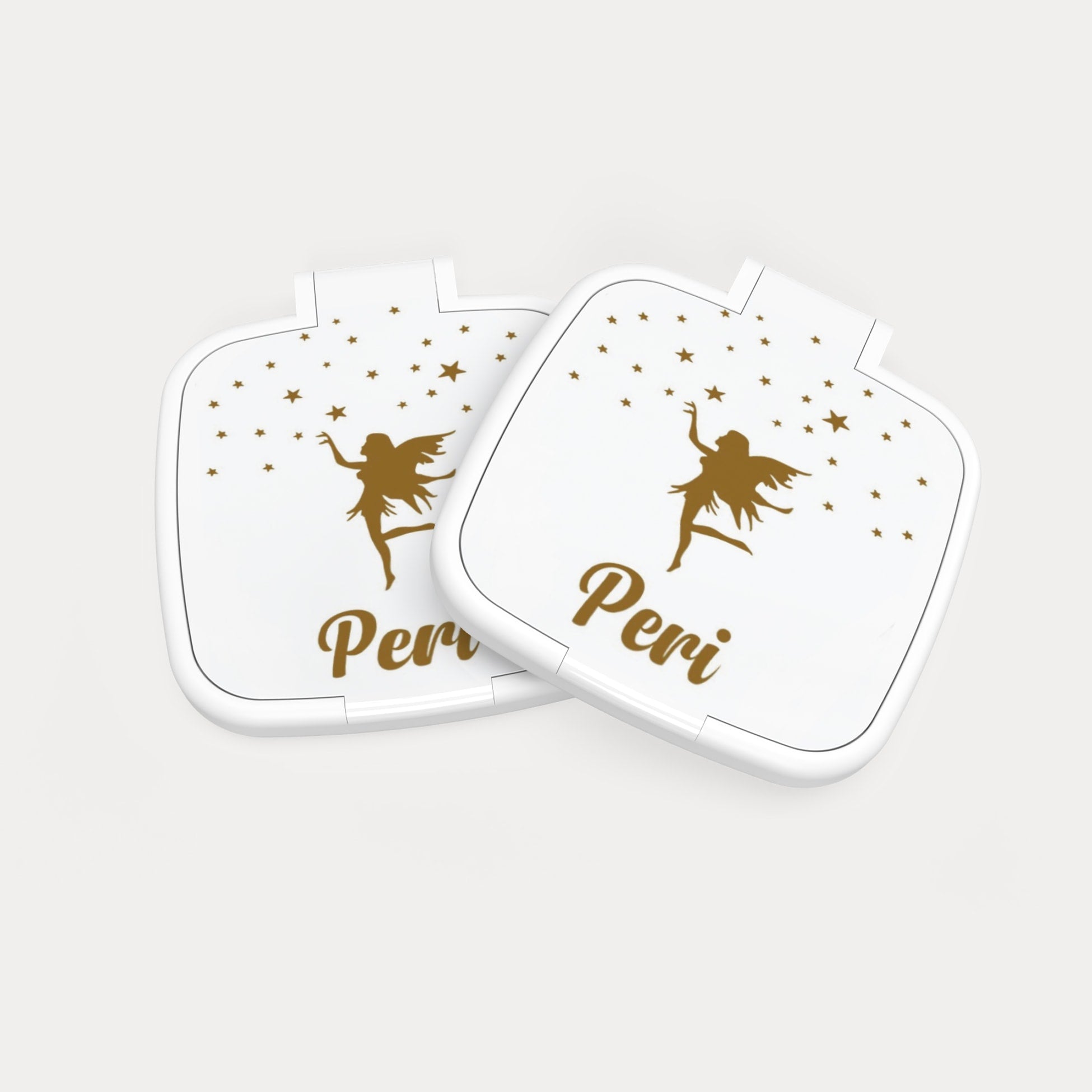 Yıldız ve Peri Desenli Kare Ayna