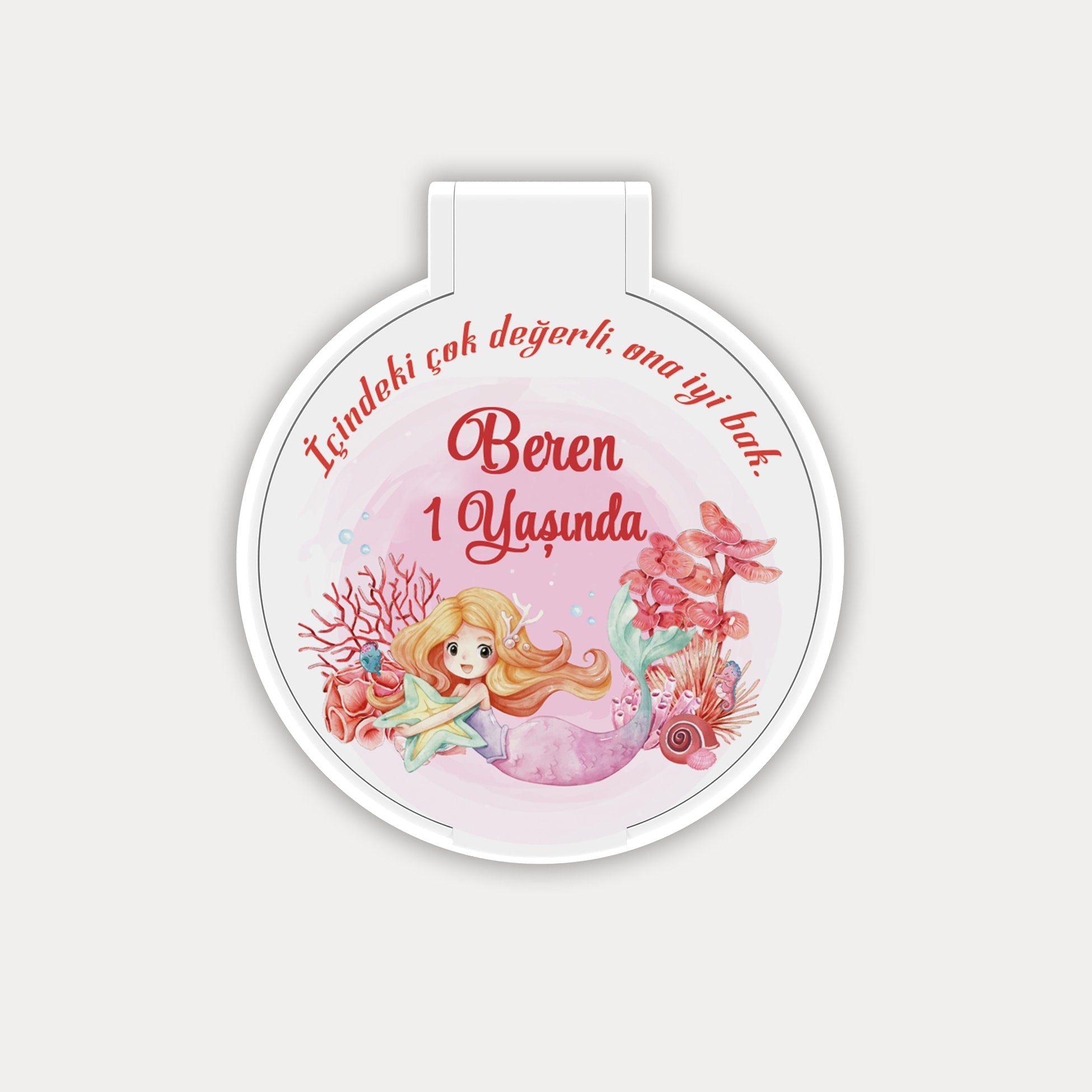 Deniz Kızı Temalı Ayna
