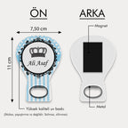 Taç Desenli Balon Açacak Magnet