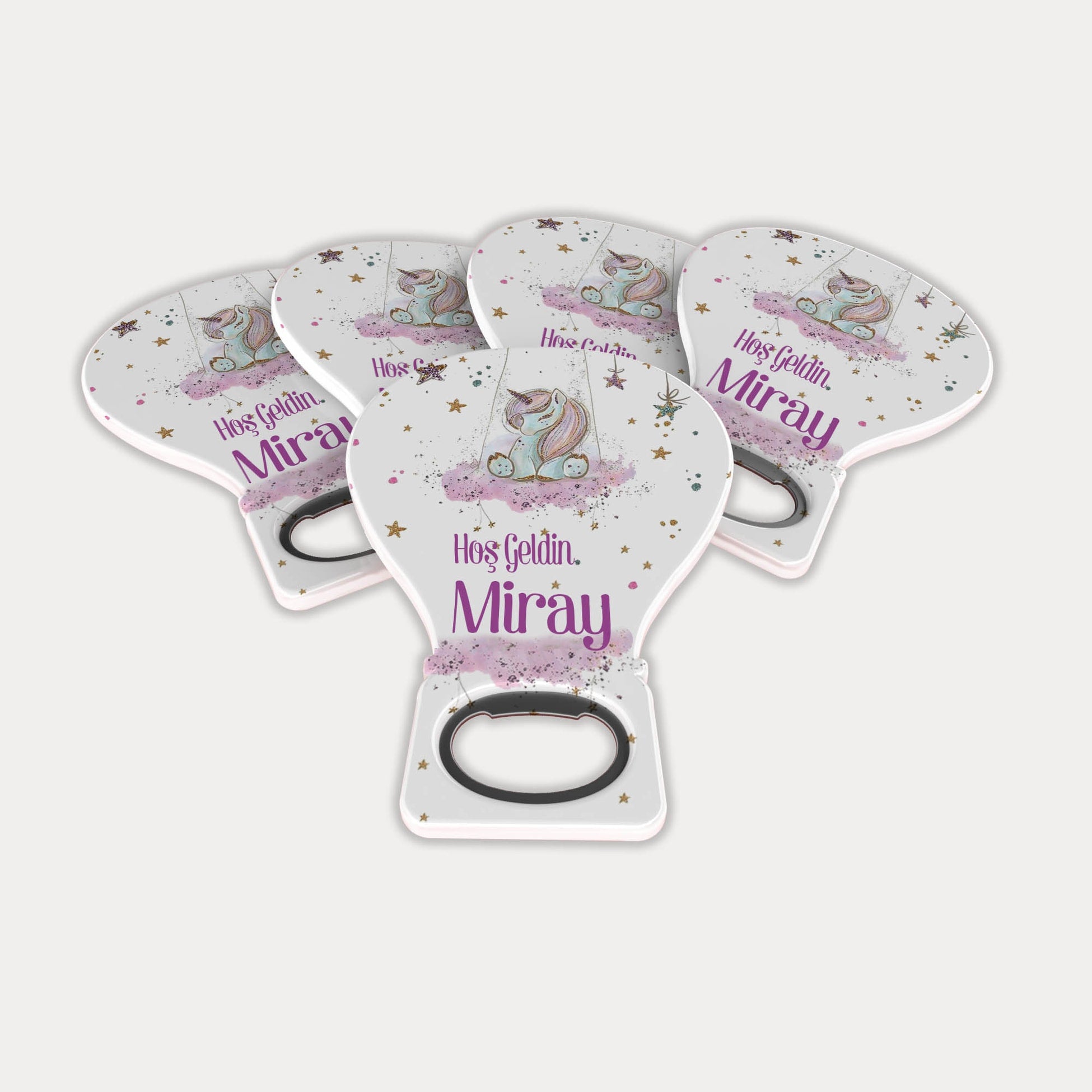 Unicorn Temalı Balon Açacak Magnet