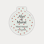 Küçük Kalp Temalı Yuvarlak Ayna