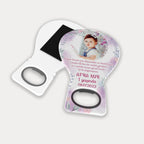 Mor Çiçek Temalı Balon Açacak Magnet