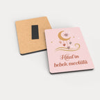 Bebek Mevlüdü Temalı Ahşap Magnet