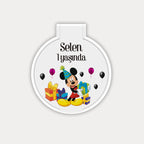 Mickey Mouse Temalı Yuvarlak Ayna