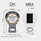 Taç Desenli Balon Açacak Magnet