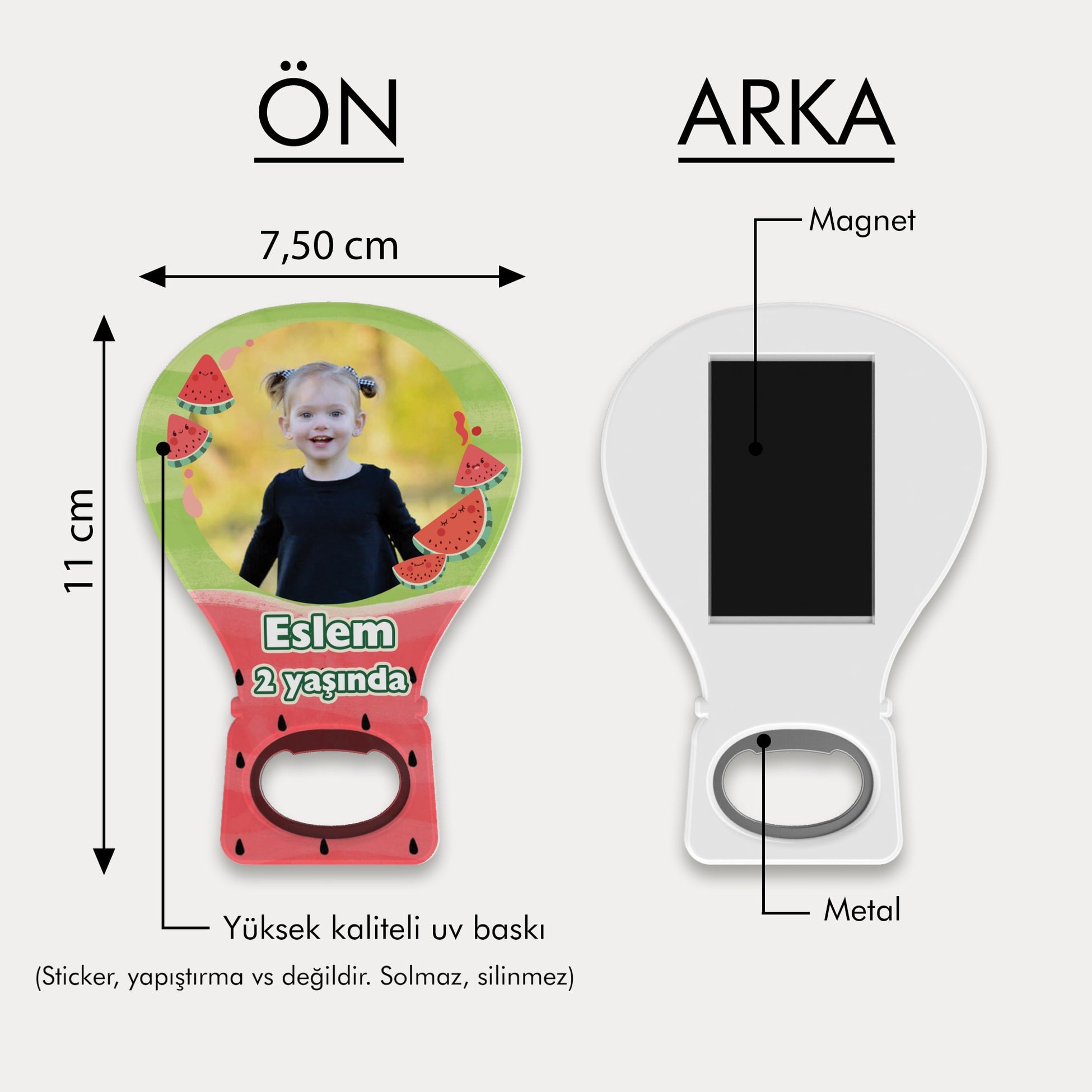Karpuz Temalı Balon Açacak Magnet