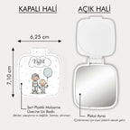 Abi-Kardeş Temalı Kare Ayna