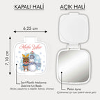 Kış Temalı Kare Ayna