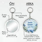 Anneler Günü Temalı Anahtarlıklı Ayna