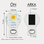 Gökyüzü Temalı Balon Açacak Magnet