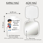 Öğrenci Temalı Kare Ayna
