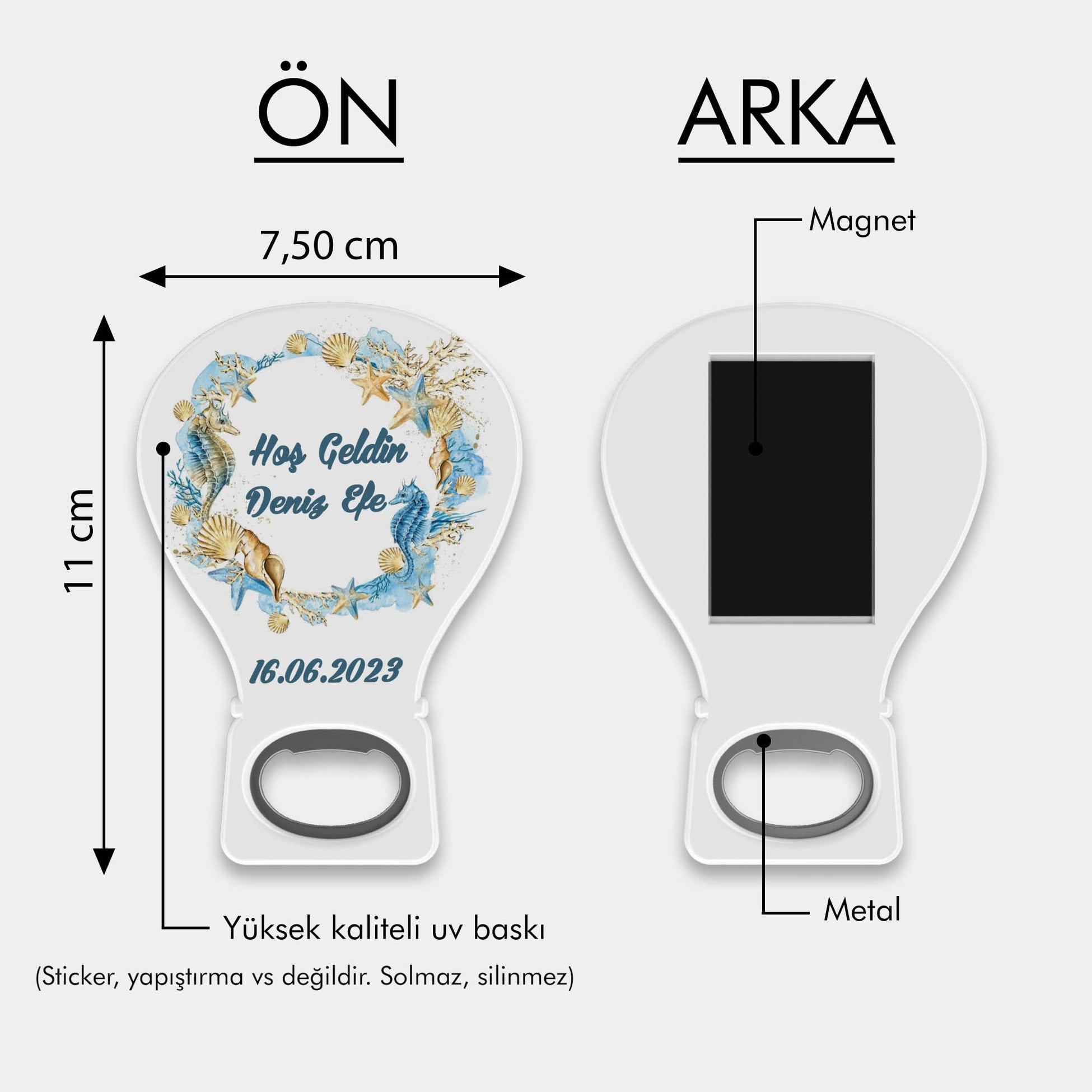 Deniz Temalı Balon Açacak Magnet