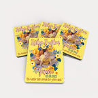 Sarı Çiçek Desenli Ahşap Magnet