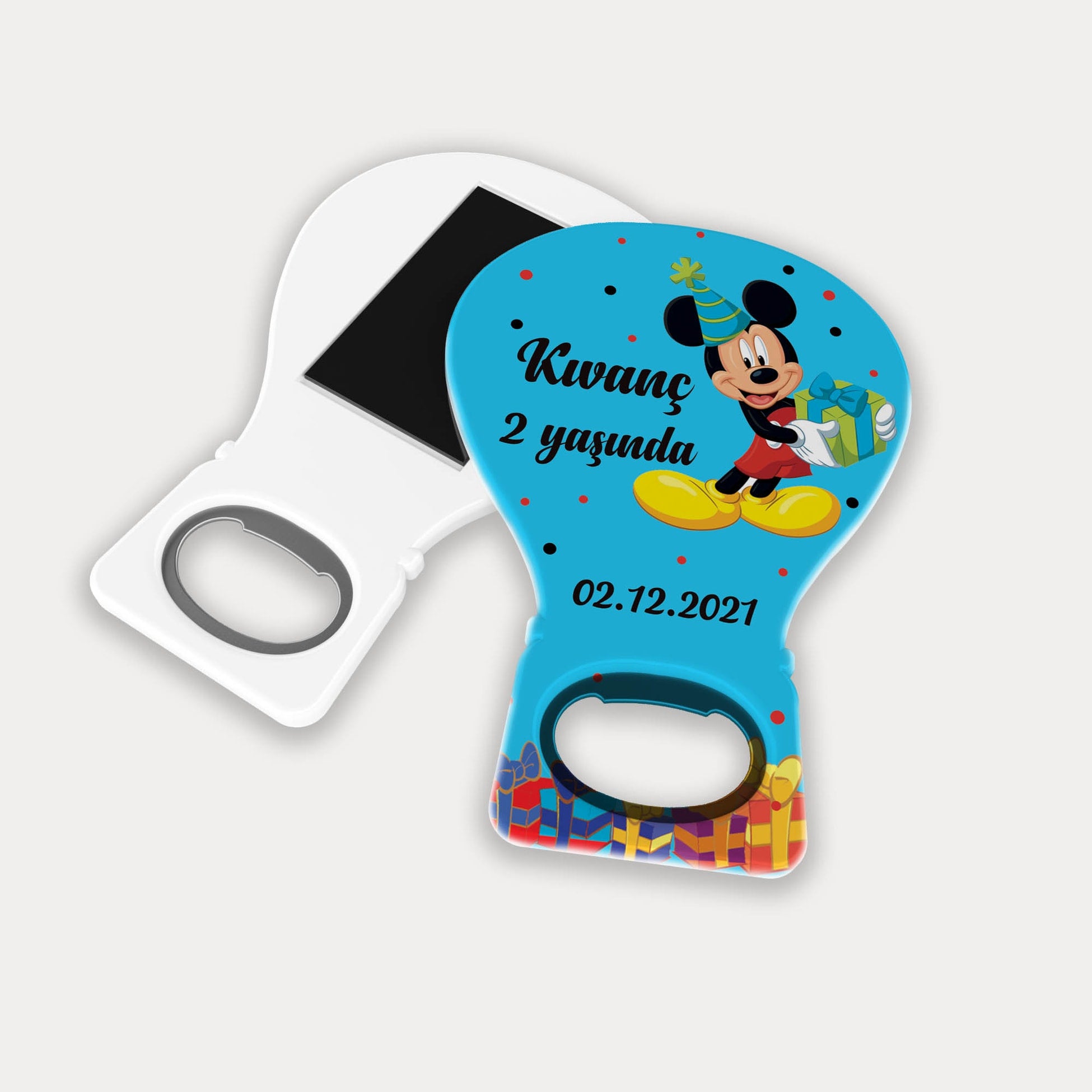 Mickey Mouse Temalı Balon Açacak Magnet