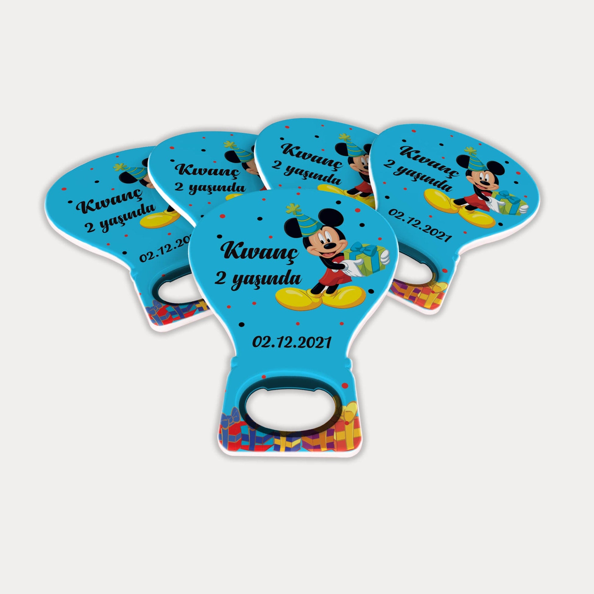 Mickey Mouse Temalı Balon Açacak Magnet